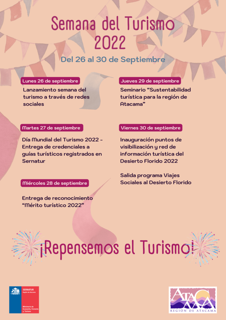 PROGRAMA SEMANA DEL TURISMO